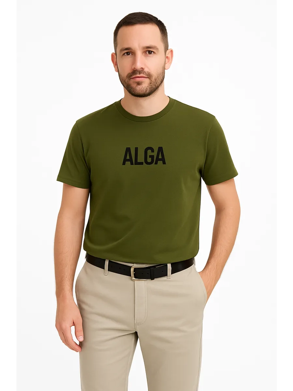 Футболка хаки