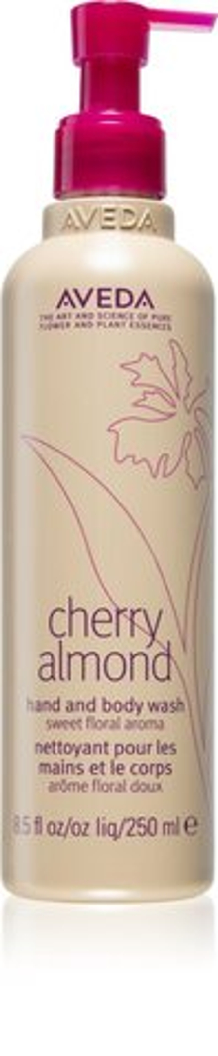Aveda Cherry Almond Hand and Body Wash - питательный гель для душа для рук и тела /   250  ml  / GTIN 018084005125