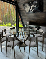 Стол обеденный Ist Casa Орео Гранд, прозрачный