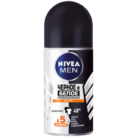 Дезодорант-антиперспирант Nivea Men Черное и Белое Extra 50 мл