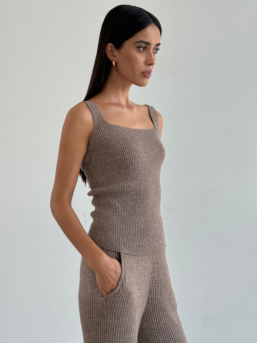 Топ SORAYA, бежевый меланж