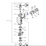Ролик игольчатого подшипника 9360218M12
