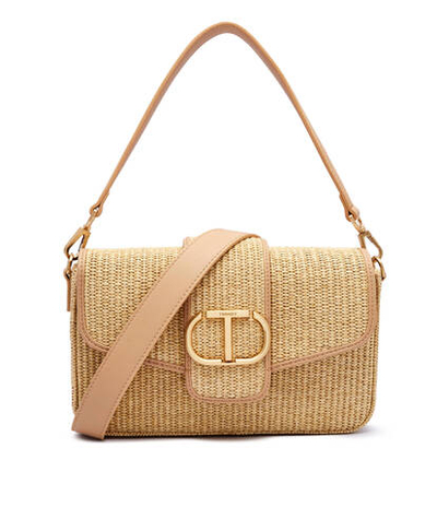 Сумка-мессенджер TRACOLLA TWINSET - бежевый(241TD8090)