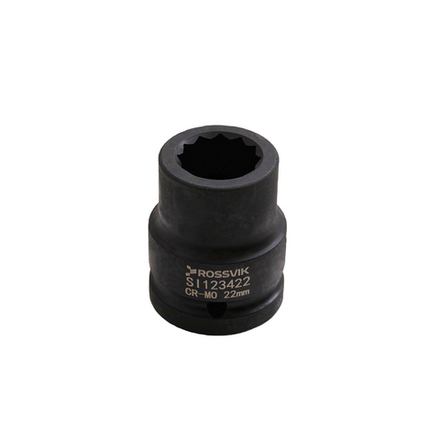 SI123422 Головка торцевая ударная 12-гранная ROSSVIK 3/4", 22мм