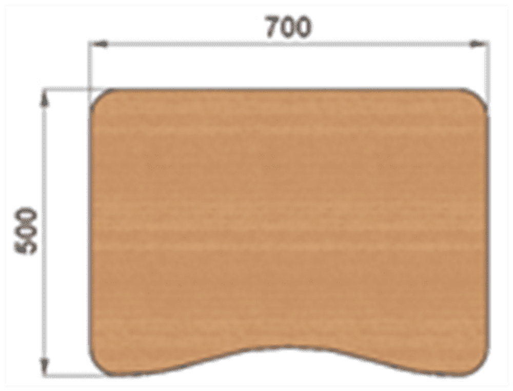 Парта одноместная ЭКСТРА Р с полкой, с углом наклона столешницы и перфорированным экраном