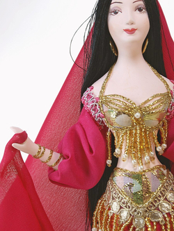 Кукла коллекционная Восточная танцовщица