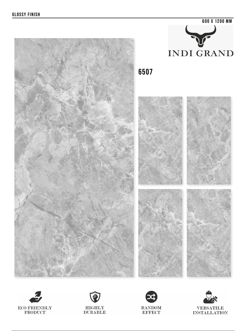 Керамогранит glossy №3 60х120, 6507