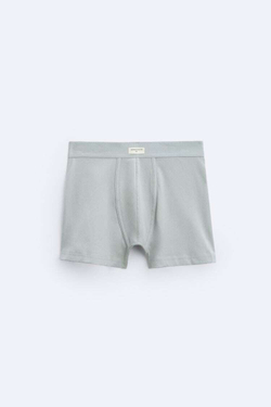 ZARA НАБОР ИЗ ТРЕХ ТРУСОВ-БОКСЕРОВ ИЗ МЯГКОЙ ТКАНИ, РАЗНЫЕ