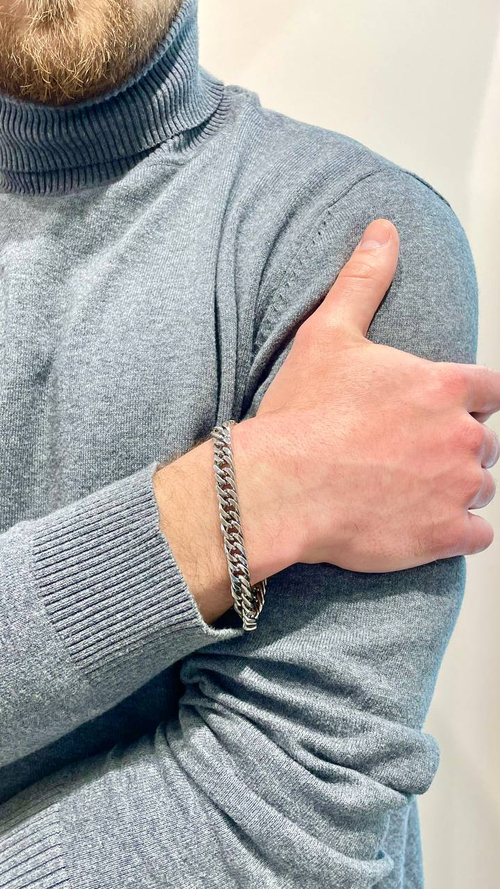 Браслет мужской из стали