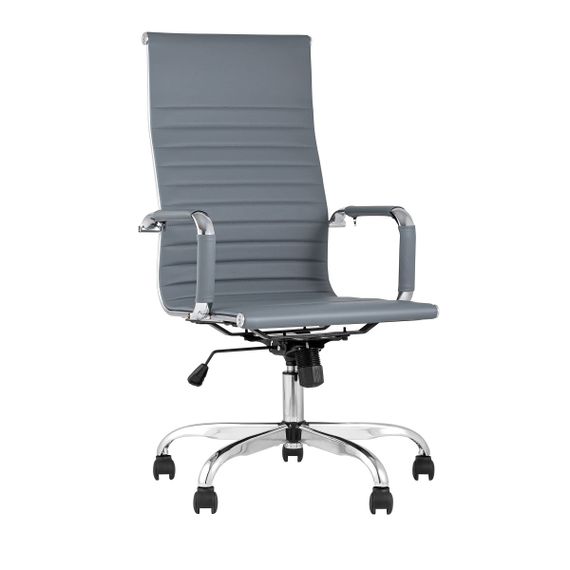 Офисное кресло TopChairs City серое D-101H GREY