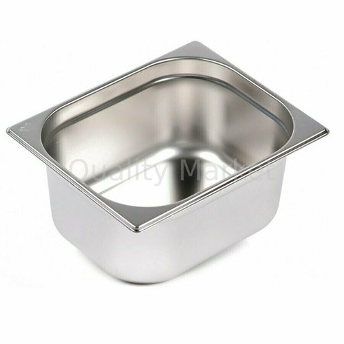 Гастроемкость Luxstahl из нержавеющей стали GN 1/2 327х265х150 мм