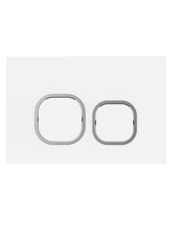 Кнопка для инсталляции белая WeltWasser  WW BAMBERG WT   10000010289