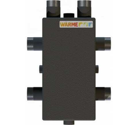 Распределительный коллектор 2 отопительных контура Warme WKSG 24 с гидравлическим разделителем под настенный котел