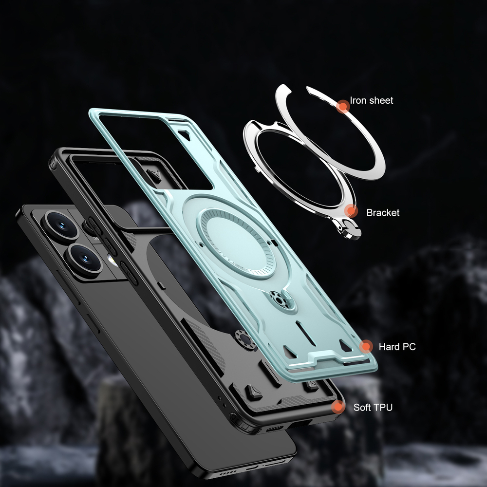 Чехол Magneto Case с кольцом для Poco X6