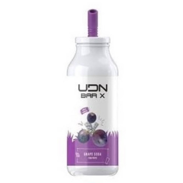 Купить Одноразовый Pod UDN BAR X - Grape Soda (7000 затяжек)