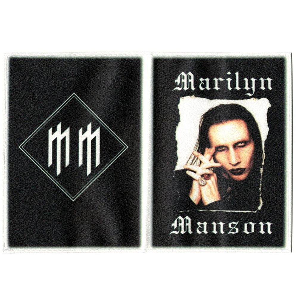 Обложка для паспорта Marilyn Manson