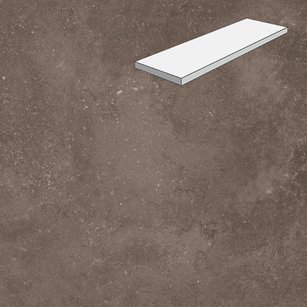 Угловая ступень лофт Lifebrick Limestone Choco 900x330x40x20