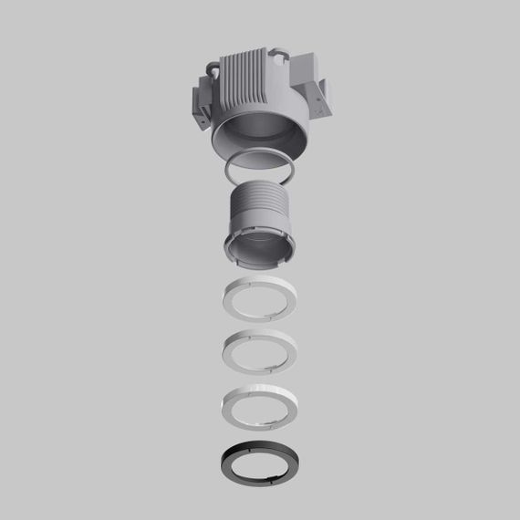 Встраиваемый светильник Maytoni Technical Downlight Intro 2.0 DL137-GU10-W
