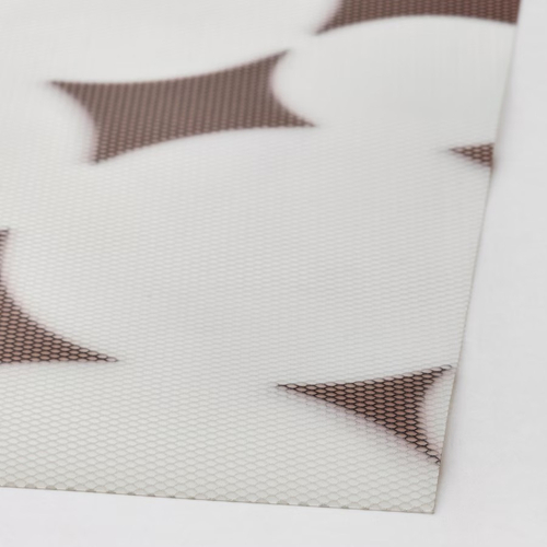 ВОРКЛИННЕ Персонник 36х29 см, узор/черно-белый