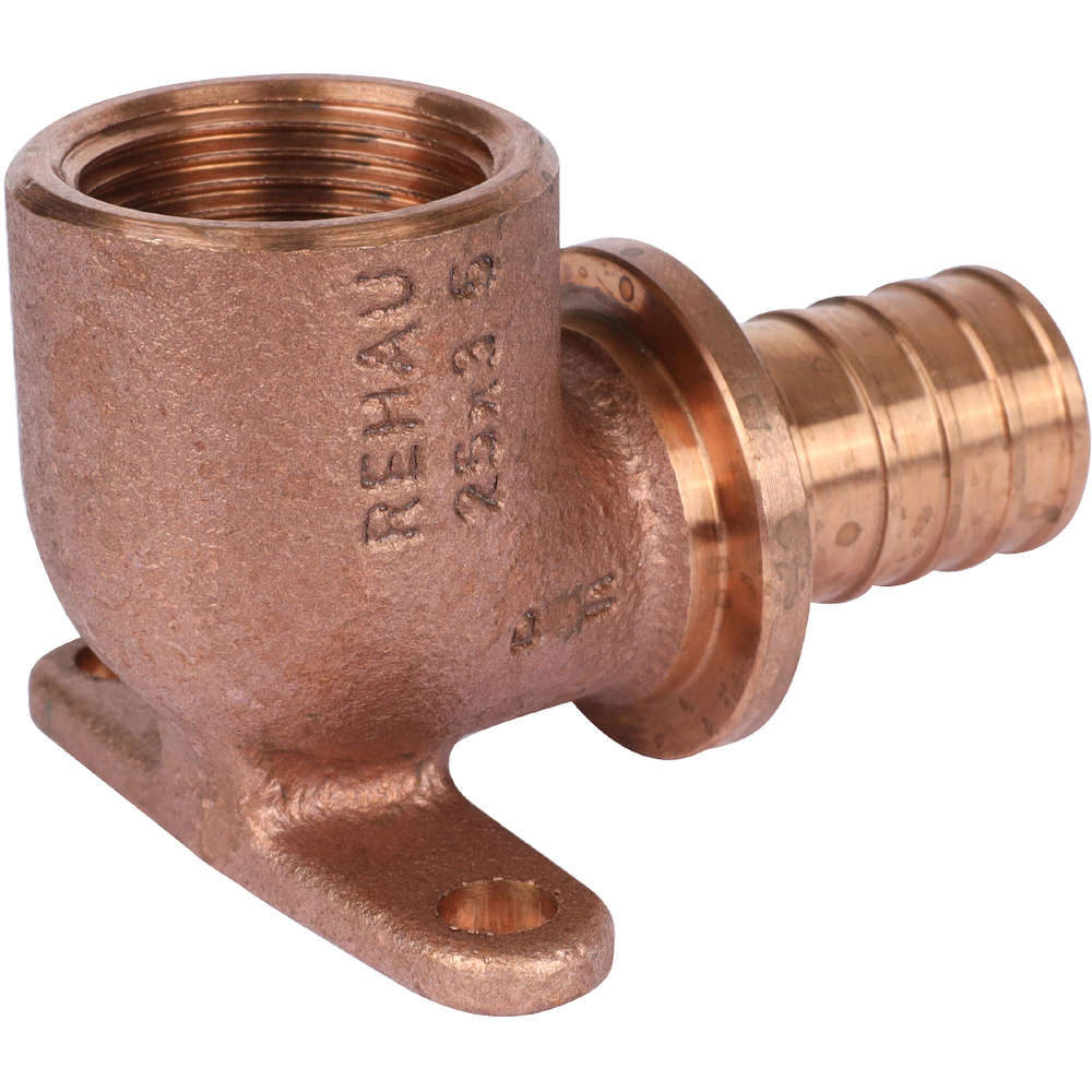 Угольник с креплением 25x3/4" аксиальный с внутренней резьбой REHAU RAUTITAN RX+