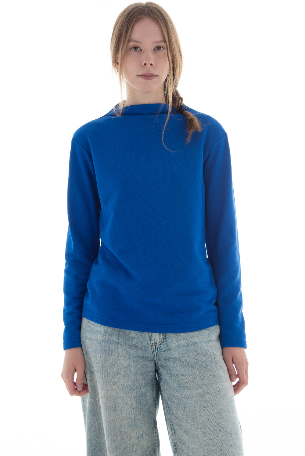 Повседневный джемпер 3181ВЕА, василёк #58В033181ВЕА