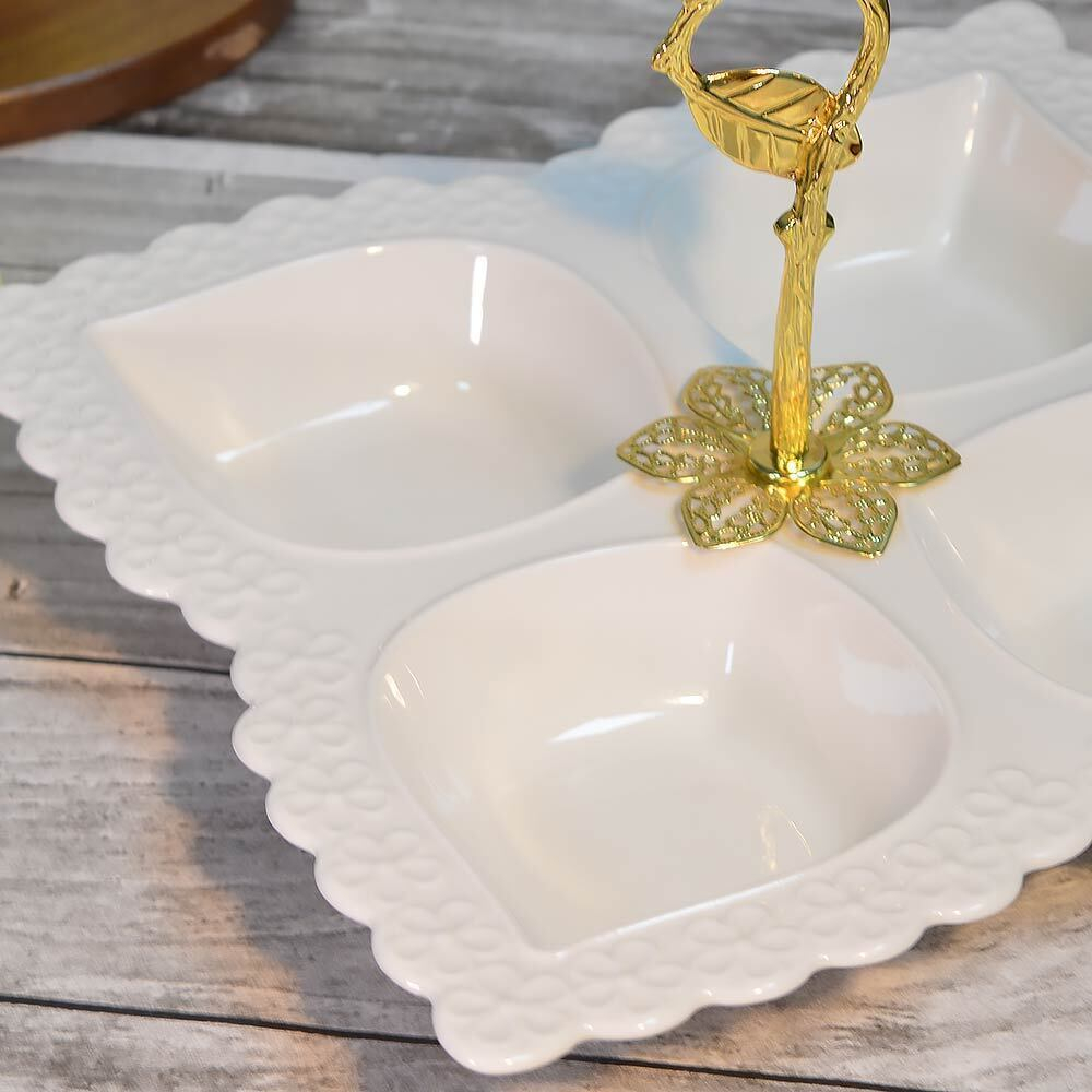 Менажница 4-х секционная, 110-0938