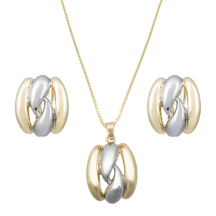 Комплект Fiore Luna, колье и серьги SG206497E-001 G