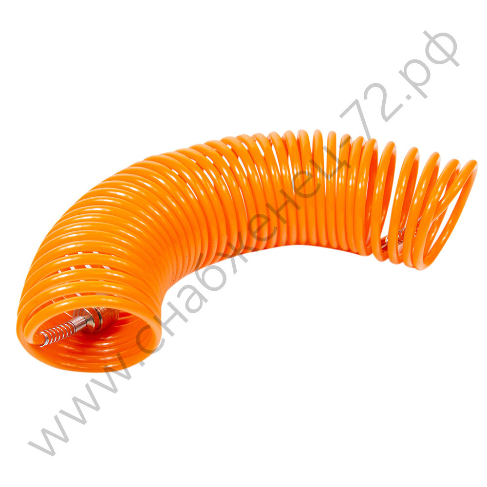 Спиральный воздушный шланг с фитингами Rapid,10 бар, 8х6 мм, 10 м. AERO