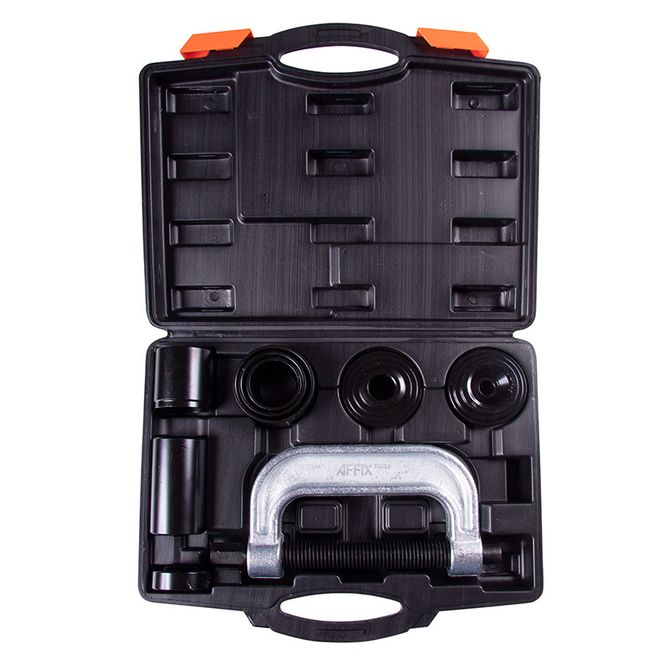 AFFIX (AF11020010C) Набор оправок для монтажа и демонтажа сайлентблоков, кейс, 10 предметов