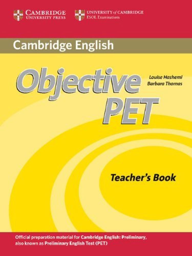 Objective PET 2nd Edition Teacher&#39;s Book