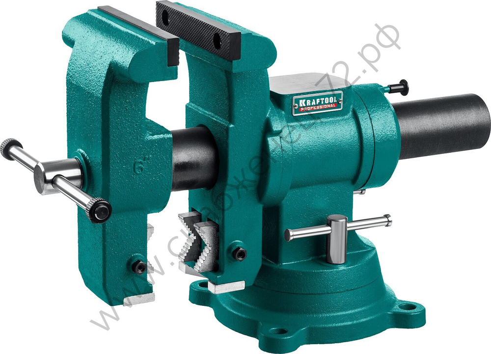 KRAFTOOL 3D-STEEL 150 мм, Слесарные тиски (32704-150)