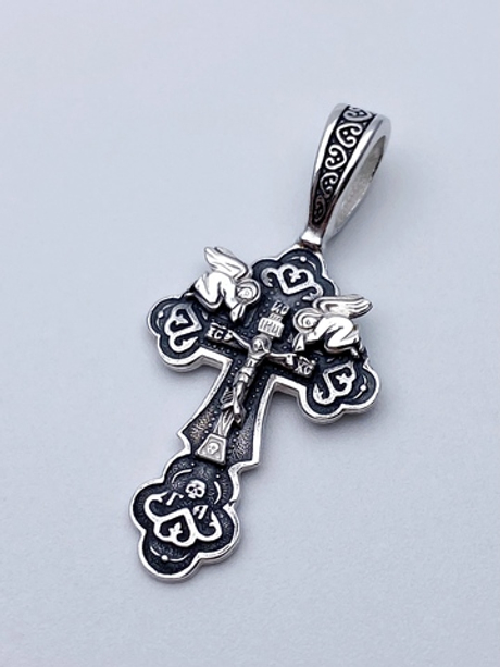 Крест из серебра/Чернение