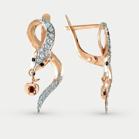 Серьги золотые