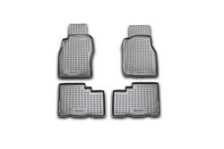 Коврики Standard, в салон NISSAN Patrol 1997-2010, 4 шт. (полиуретан, чёрные) Element.NLC.36.14.210