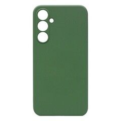 Силиконовый чехол Silicone Cover с защитой камеры для Samsung Galaxy S23 FE (Хаки)