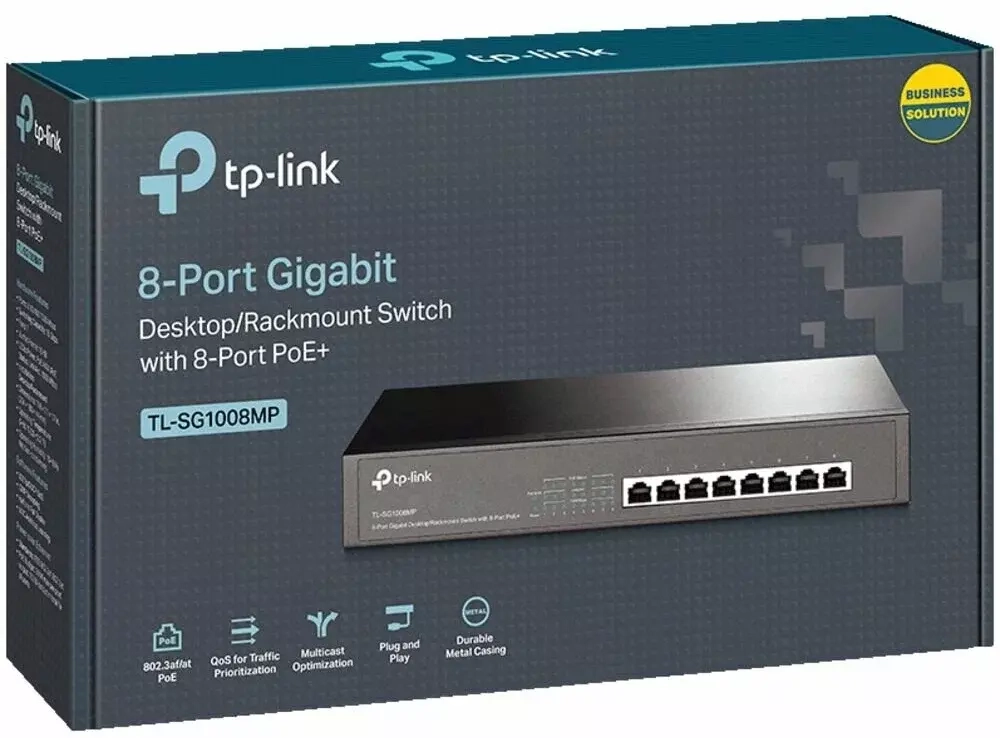 Коммутатор TP-Link TL-SG1008MP