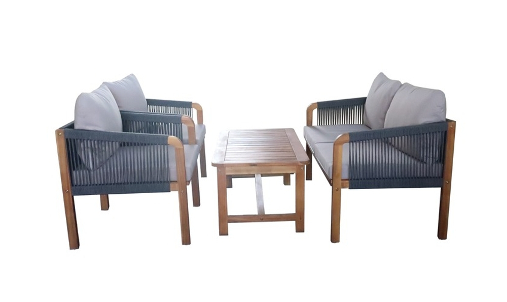 Набор садовой мебели из акации, 4 предмета, TP6080.1.1