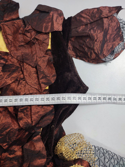 Платье "Балаган" карнавальное на 9-10 лет