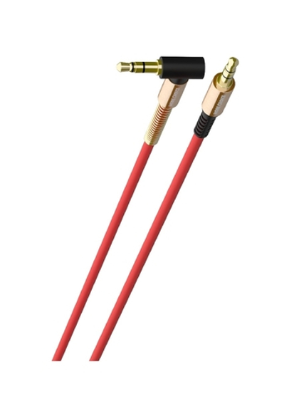 AUX cable 1m 3.5/3.5 More choice UK11 red