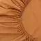 Простыня на резинке из сатина из коллекции meditation, caramel, 180х200х30 см