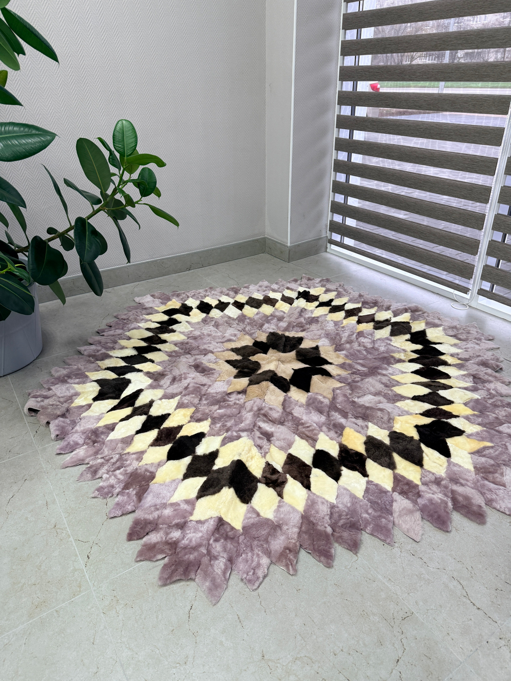 Меховой Ковер из овчины