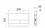 Унитаз подвесной Ceramica Nova Metropol CN4002_1002W_1000 безободковый, с крышкой микролифт, с инсталляцией и белой кнопкой