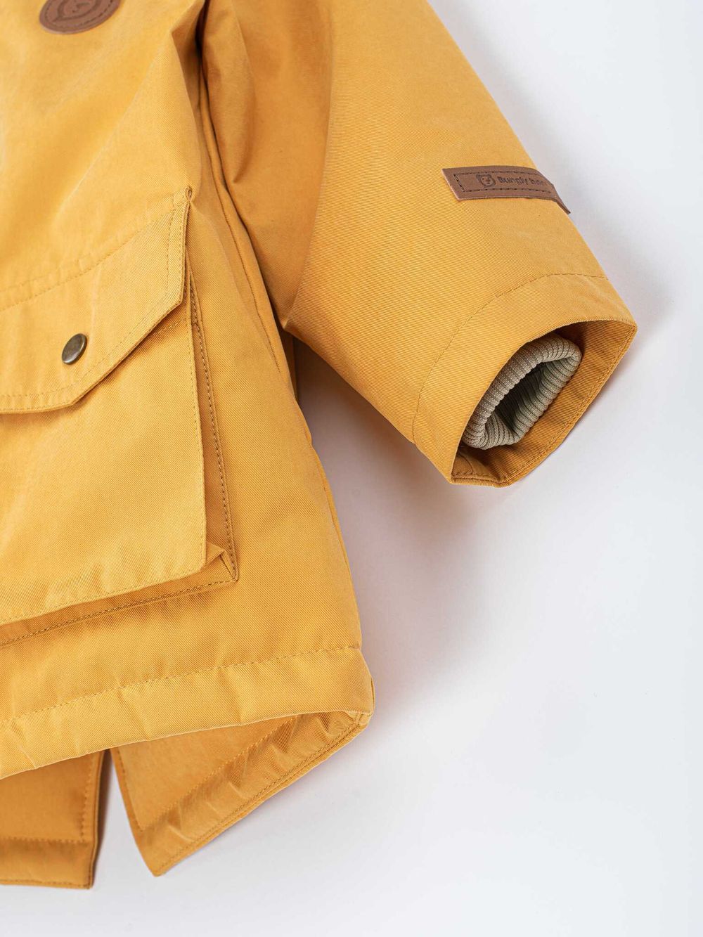 Парка демисезонная "Горчица"