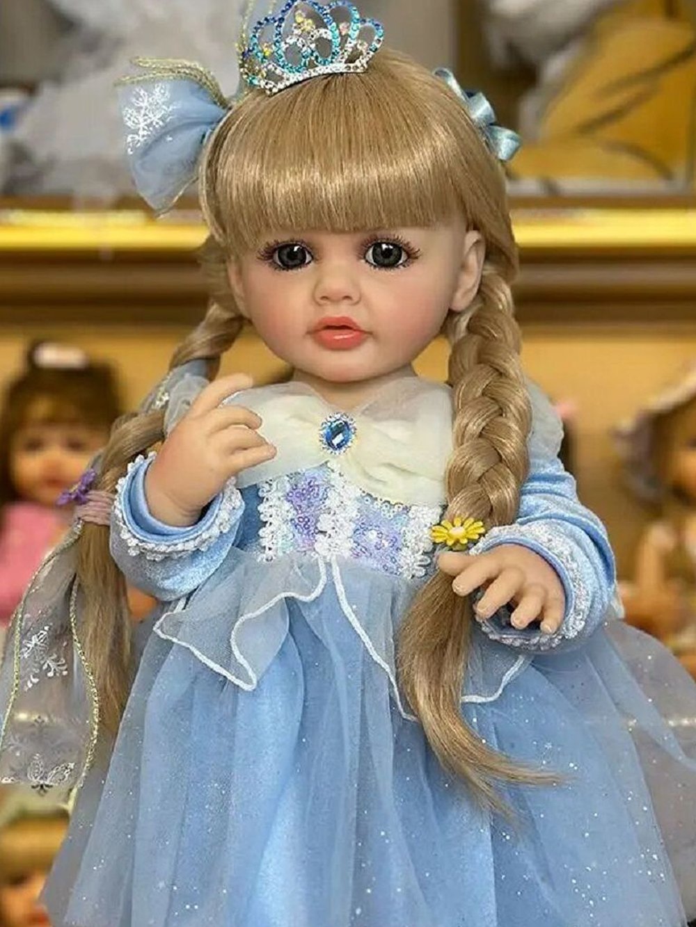 Кукла Реборн виниловая 55см в пакете (FA-549)