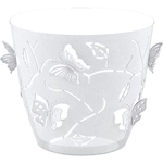 Горшок для цветов Butterflies со вставкой с дренажными отверстиями для орхидей 0,7 л кругл