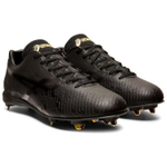 Asics Goldstage Low Top Upper Height Baseball Shoes Men"s Black