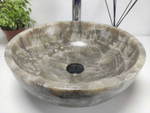 Раковина из оникса Bowl Grey Small TinLip BO-61064 40*40*15