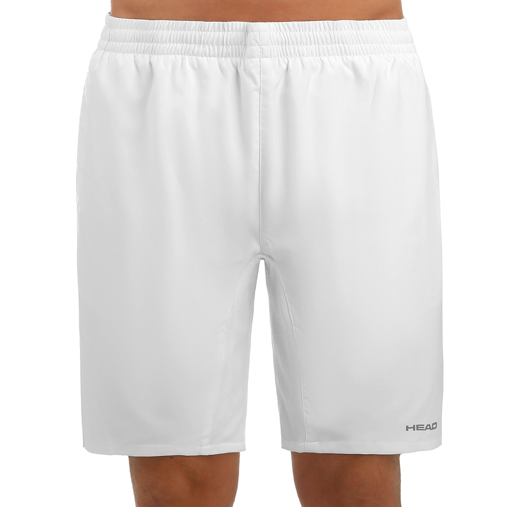 Мужские теннисные шорты HEAD Club 9in Shorts Men - White, Silver