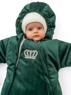 Конверт на выписку новорождённому зимний