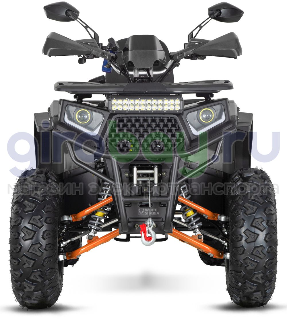 Бензиновый квадроцикл WHITE SIBERIA BARS 200CC PRO (Черный) фото №8